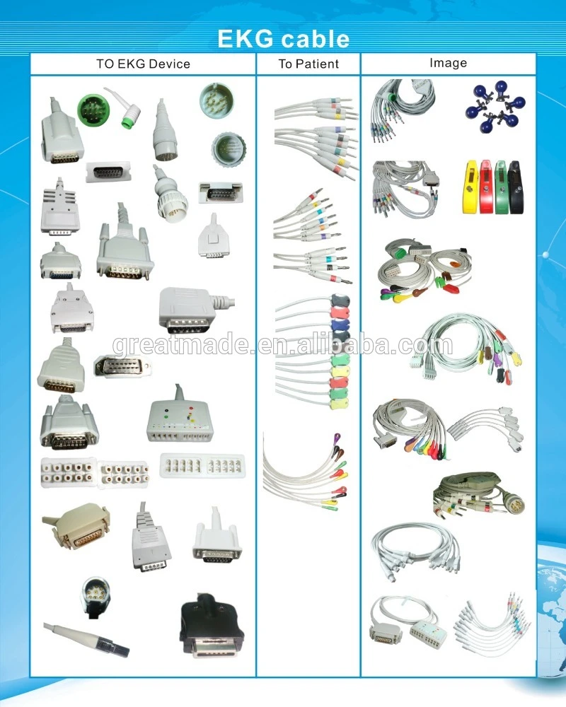 Zgodny 18-odprowadzeniowy kabel nagrzewnicy Medex