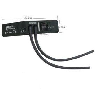 Noworodka #2 trwałe Nibp mankiet, 4.2-7,1 cm obwód ramienia, bez Gasbag.