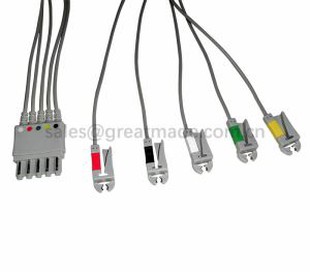 Kompatybilny z 5-odprowadzeniowymi przewodami M1971A, IEC, Grabber