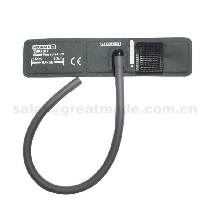 Mankietu Nibp noworodka #1, obwód ramienia 3.3-5,6 cm, bez Gasbag, pojedyncze rury