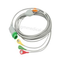 Kabel EKG One Piece z 3-odprowadzeniowym przewodem Leadwire, IEC, Snap, 13pin