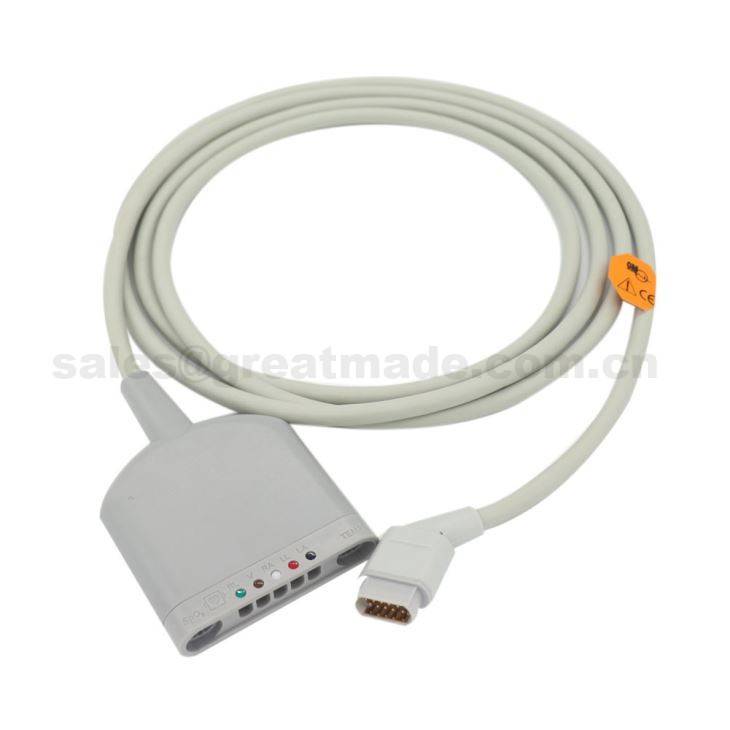 Do użytku z MS20094C7 6-podłużny przewód wielożyłowy, przewód harmonijkowy Drager Infinity kompatybilny